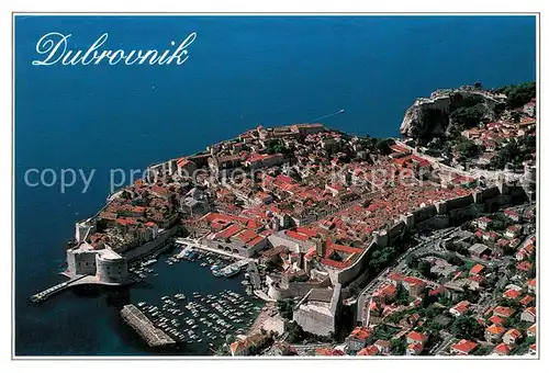 AK / Ansichtskarte Dubrovnik_Ragusa Fliegeraufnahme Dubrovnik Ragusa