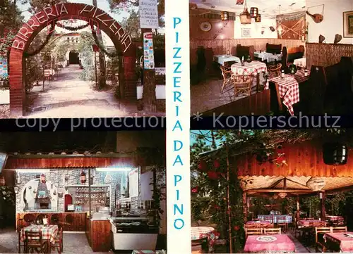 AK / Ansichtskarte Milano_Marittima Ristorante Pizzeria Da Pino Gastraeume Milano_Marittima