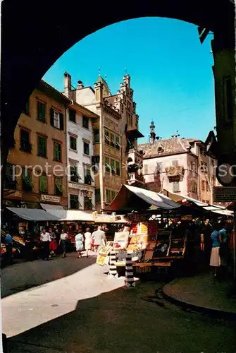 AK / Ansichtskarte Bozen_Suedtirol Obstplatz Bozen Suedtirol