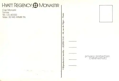 AK / Ansichtskarte Monastir Hyatt Regency Monastir