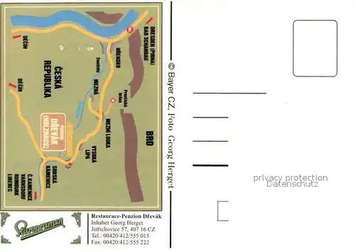 AK / Ansichtskarte Jetrichovice Drevak Restaurace Pension Details Jetrichovice