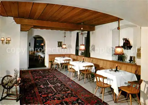 AK / Ansichtskarte Mayrhofen_Zillertal Hotel Neuhaus Gaststube Mayrhofen_Zillertal