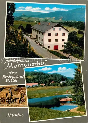 AK / Ansichtskarte St_Veit_Glan Fremdenpension Muraunerhof Panorama St_Veit_Glan