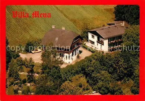 AK / Ansichtskarte Warmbad_Villach Gaestehaus Moritz Villa Mena Fliegeraufnahme Warmbad_Villach