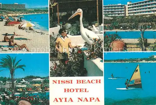 AK / Ansichtskarte Ayia_Napa_Agia_Napa Nissi Beach Hotel Strandpartien Pelikan Ayia_Napa_Agia_Napa
