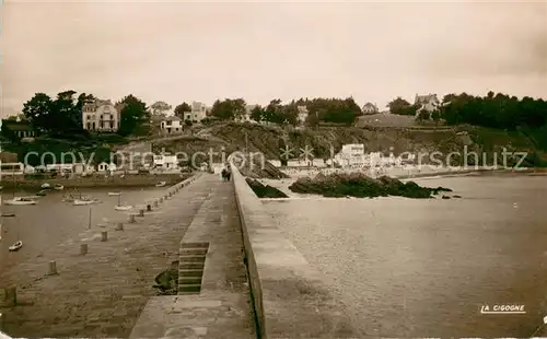 AK / Ansichtskarte Binic_Cotes_d_Armor La jetee et la plage de lavant port Binic_Cotes_d_Armor