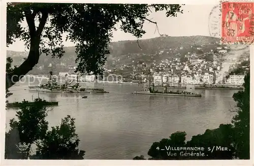 AK / Ansichtskarte Villefranche sur Mer Vue generale Villefranche sur Mer