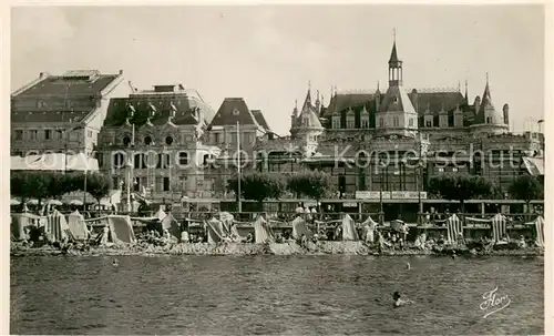 AK / Ansichtskarte Arcachon_33 La plage devant le casino 