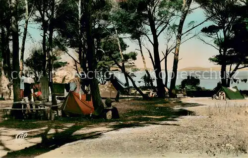 AK / Ansichtskarte Hyeres_les_Palmiers Ile de Porquerolles Camping Hyeres_les_Palmiers