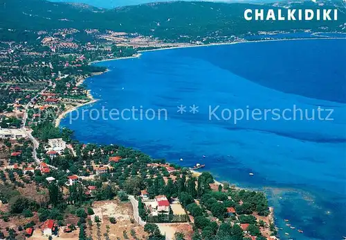 AK / Ansichtskarte Chalkidiki_Halkidiki Fliegeraufnahme Chalkidiki Halkidiki