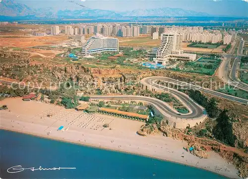 AK / Ansichtskarte Antalya Konyaalti Plaji Fliegeraufnahme Antalya