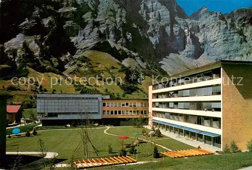 AK / Ansichtskarte Leukerbad Rheumaklinik Gemmipass Leukerbad
