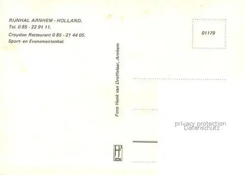 AK / Ansichtskarte Arnhem Rijnhal Arnhem