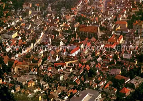 AK / Ansichtskarte Schwaebisch_Gmuend Zentrum Fliegeraufnahme Schwaebisch Gmuend