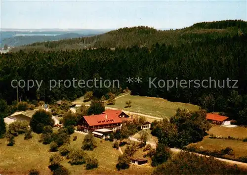 AK / Ansichtskarte Isny_Allgaeu ASB Berghotel Jaegerhof Fliegeraufnahme Isny Allgaeu