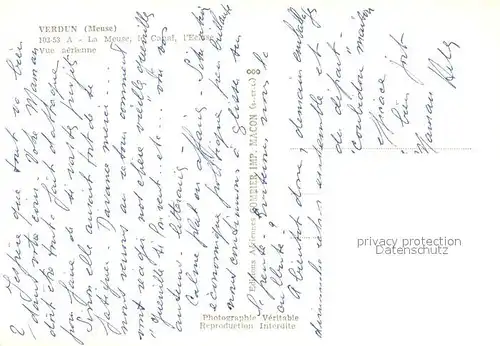 AK / Ansichtskarte Verdun_Meuse La Meuse Canal et l ecluse vue aerienne Verdun Meuse