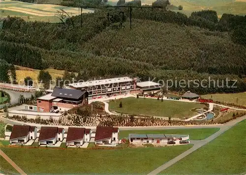 AK / Ansichtskarte Lichtenberg_Morsbach_Sieg Hotel Lichtenberg Luftkurort Fliegeraufnahme Lichtenberg_Morsbach_Sieg