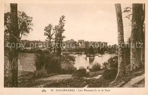 AK / Ansichtskarte Douarnenez Les Plomarc`h et le Port Douarnenez