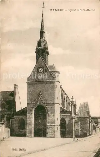 AK / Ansichtskarte Mamers_72 Eglise Notre Dame 