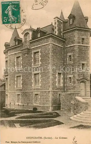 AK / Ansichtskarte Neufchatel en Saosnois Chateau Neufchatel en Saosnois