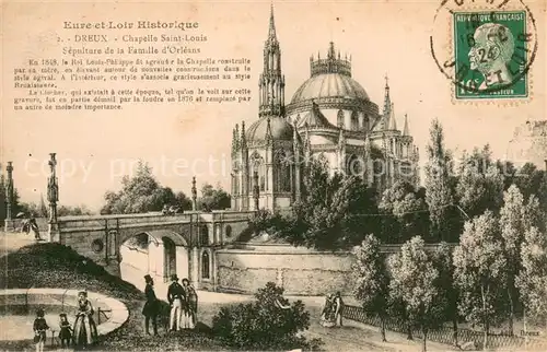 AK / Ansichtskarte Dreux Chapelle Saint Louis Dreux
