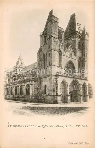 AK / Ansichtskarte Le_Grand_Andely Eglise Notre Dame 