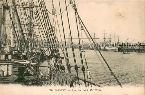 AK / Ansichtskarte Nantes_Loire_Atlantique Port Maritime Nantes_Loire_Atlantique