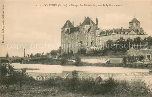AK / Ansichtskarte Solesmes_Sarthe Abbaye des Benedictins Solesmes_Sarthe