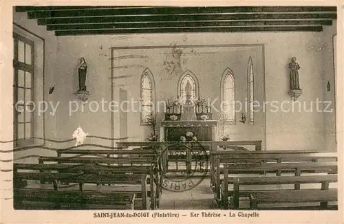 AK / Ansichtskarte Saint Jean du Doigt Chapelle Saint Jean du Doigt
