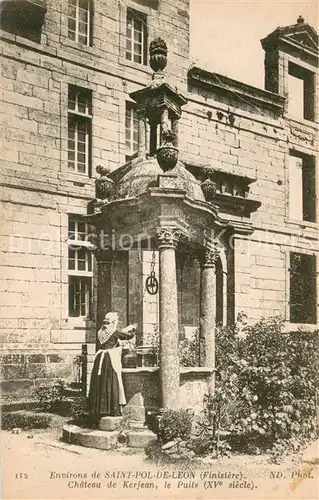 AK / Ansichtskarte Saint Pol de Leon Chateau de Kerjean Saint Pol de Leon
