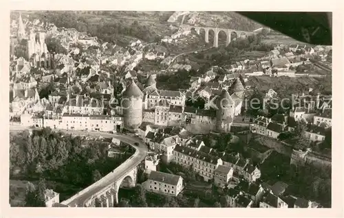 AK / Ansichtskarte Semur en Auxois Vue generale aerienne Semur en Auxois