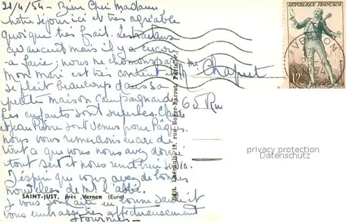 AK / Ansichtskarte Saint Just_d_Evreux Vue generale Saint Just_d_Evreux