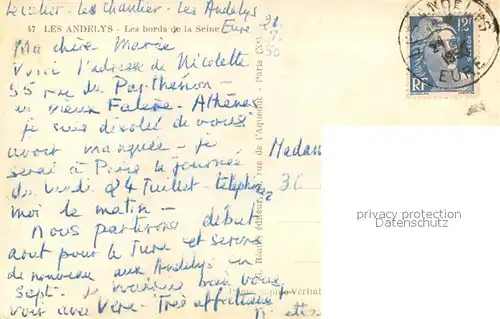 AK / Ansichtskarte Les_Andelys Les bords de la Seine Les_Andelys