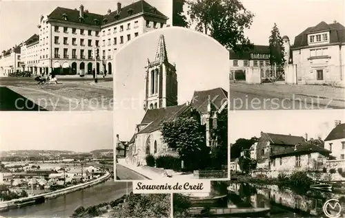 AK / Ansichtskarte Creil Vue densemble Eglise Creil