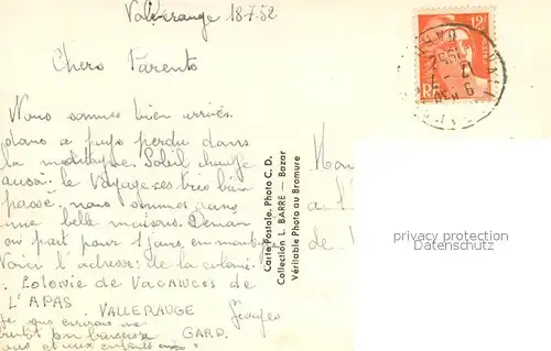 AK / Ansichtskarte Valleraugue Vue partielle Valleraugue