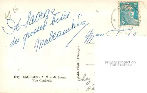 AK / Ansichtskarte Saorge Panorama Saorge