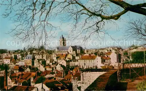 AK / Ansichtskarte Pontoise_Val d_Oise Vue generale prise du Chateau 