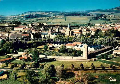 AK / Ansichtskarte Cluny Vue generale aerienne Cluny