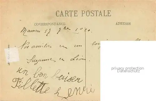 AK / Ansichtskarte Perseigne_Alencon Foret La Croix Samson 