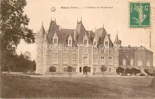 AK / Ansichtskarte Parce sur Sarthe Chateau de Pescheseul Parce sur Sarthe