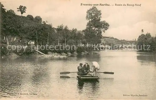 AK / Ansichtskarte Fresnay sur Sarthe Bassin du Bourg Neuf Fresnay sur Sarthe