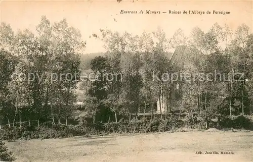 AK / Ansichtskarte Mamers_72 Ruines de l`Abbaye de Perseigne 