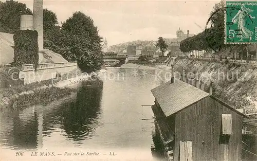 AK / Ansichtskarte Le_Mans_Sarthe Vue sur la Sarthe Le_Mans_Sarthe