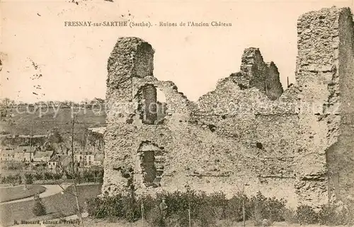 AK / Ansichtskarte Fresnay sur Sarthe Ruines de l`Ancien Chateau Fresnay sur Sarthe
