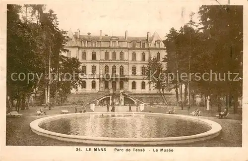 AK / Ansichtskarte Le_Mans_Sarthe Parc de Tesse Musee Le_Mans_Sarthe