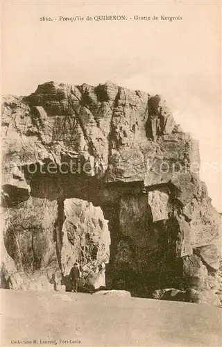 AK / Ansichtskarte Quiberon_Morbihan Grotte de Kergroix Quiberon Morbihan