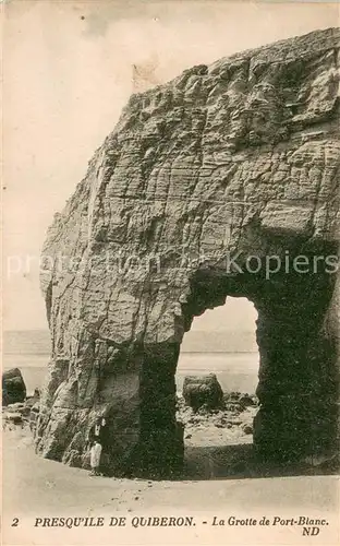 AK / Ansichtskarte Quiberon_Morbihan Grotte de Port Blanc Quiberon Morbihan