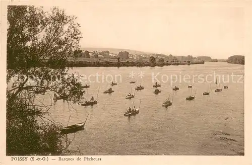 AK / Ansichtskarte Poissy Barques de Pecheurs Poissy