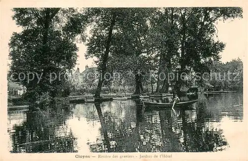 AK / Ansichtskarte Cloyes sur le Loir Jardins de l`Hotel Cloyes sur le Loir