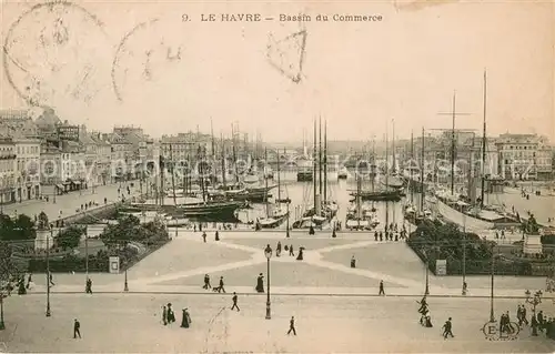 AK / Ansichtskarte Le_Havre Bassin du Commerce Le_Havre